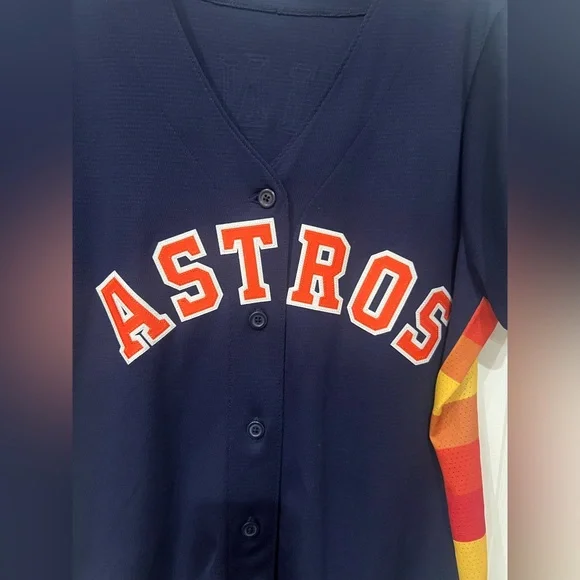Majestic Women’s Astros Navy Jersey - Picture 7 of 9
